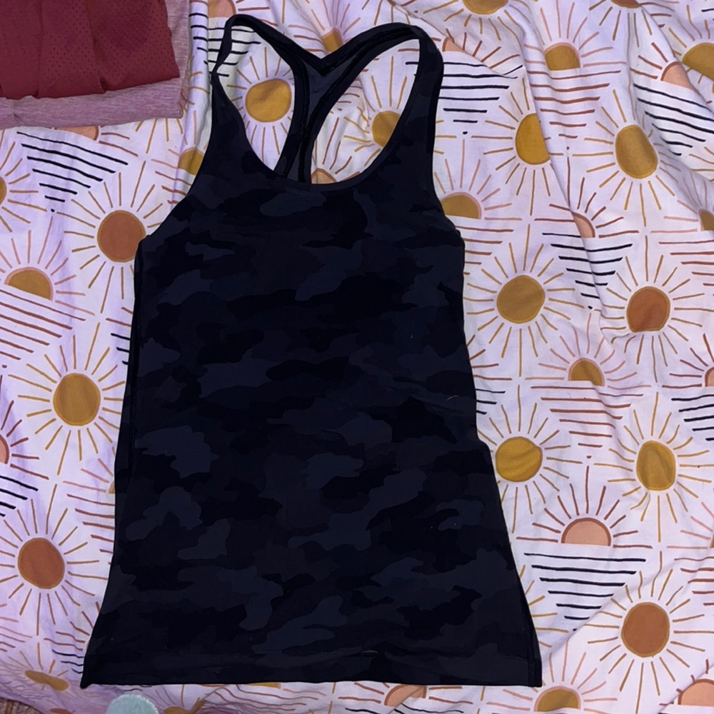 Lululemon Black camo Align tank top